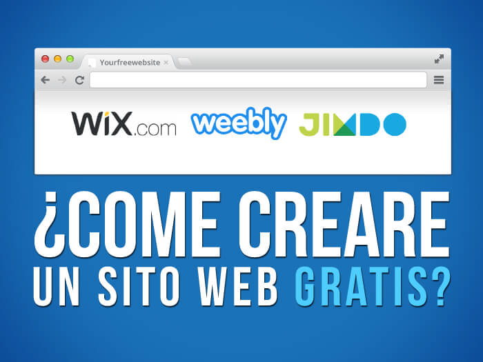 creare sito web gratis banner
